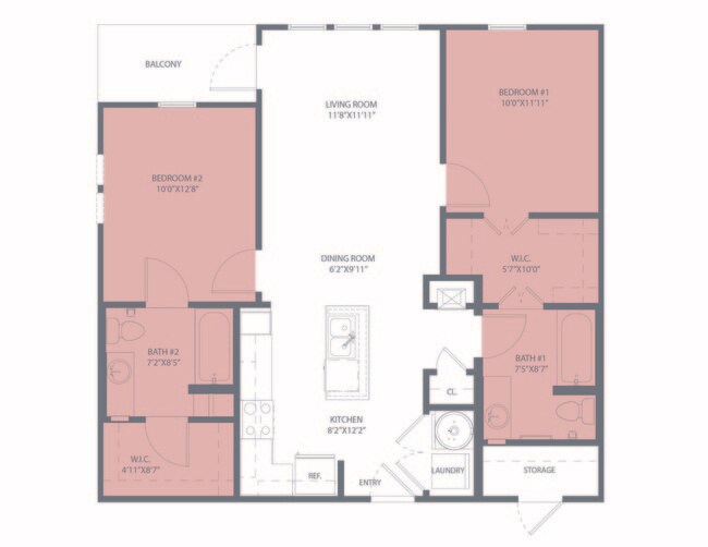 Floorplan - Gardens At San Juan Square