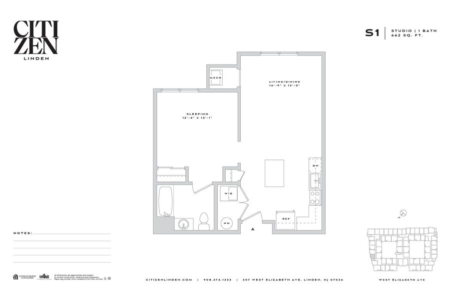 Citizen Linden 307 W Elizabeth Ave Linden NJ 07036 Apartment Finder