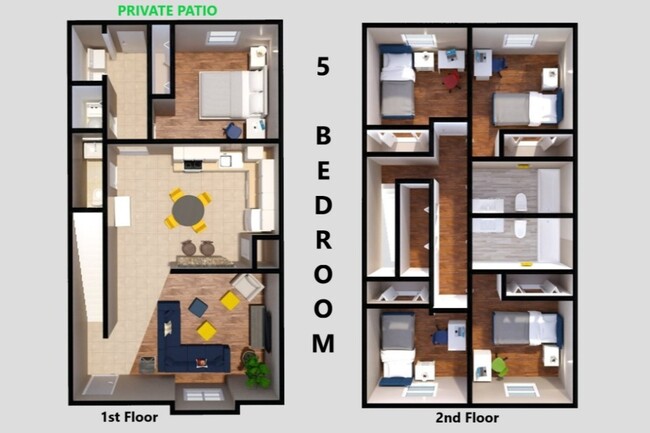 Units are unfurnished - UNIVERSITY TOWNHOMES in KENT