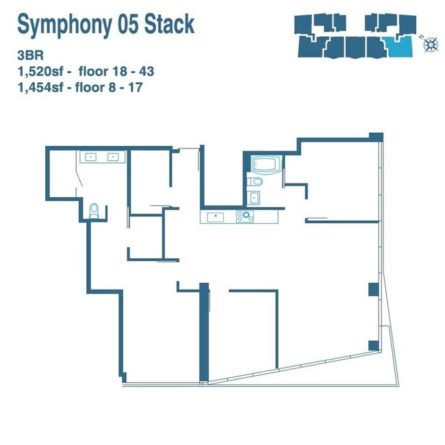 Building Photo - Symphony Honolulu! Luxurious 3 bedroom 2 bathroom in Kakaako with 2 assigned parking stall