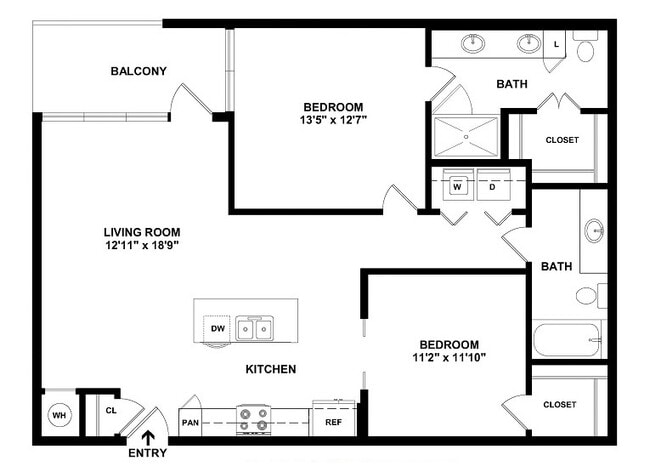 Floorplan - Centric LoHi by Windsor