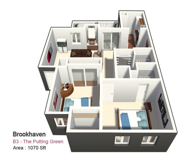 Two Bed / Two Bath - Brookhaven