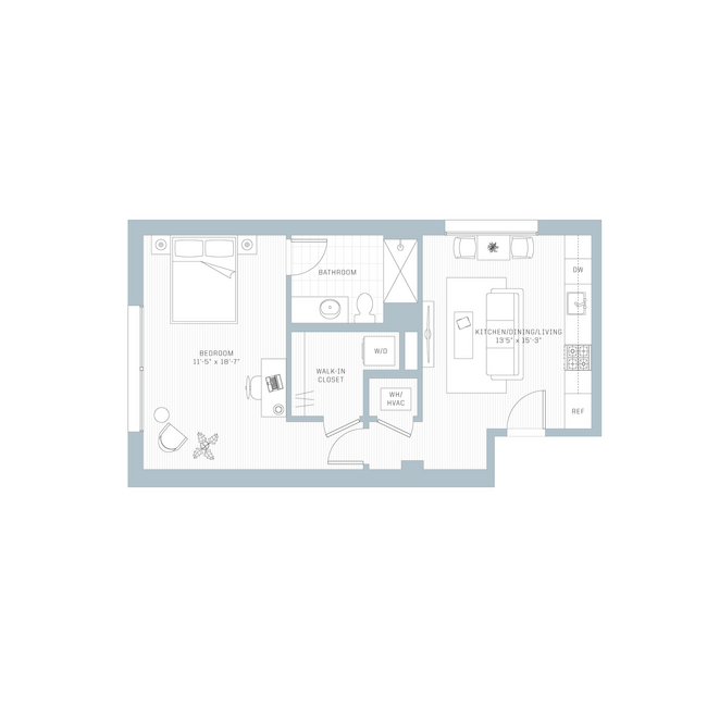 Floorplan - Lofts at Abrams Fixtures