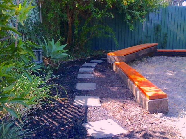 corner of backyard - 5208 W 20th St