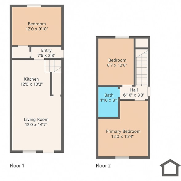 Floor Plans - 6412 Diamond St