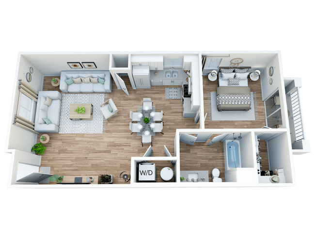 Floorplan - JB Center Apartments