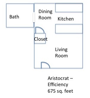 Floorplan - Aristocrat Apartments