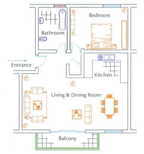 1BR/1BA - Echo Manor Apartments