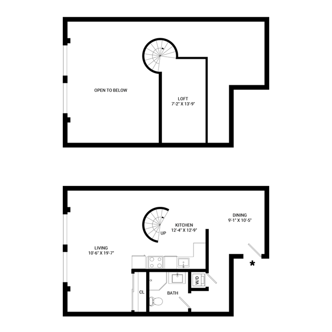 Floorplan - Lofts of Broadway