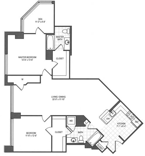 Floorplan - The Prime at Arlington Courthouse