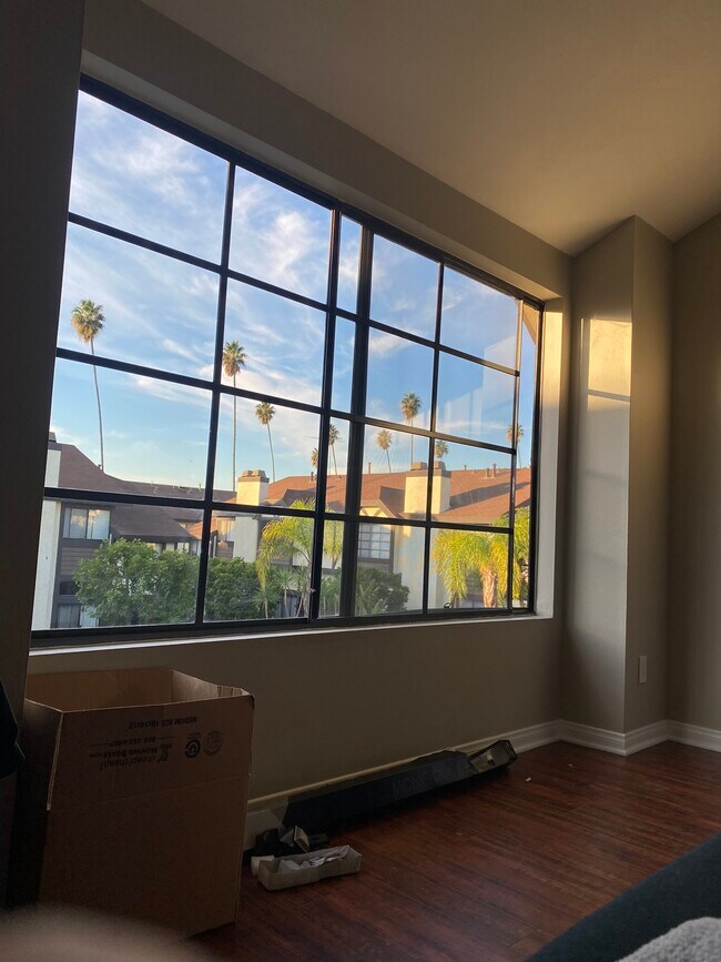 Primary bedroom window - 19355 Sherman Way