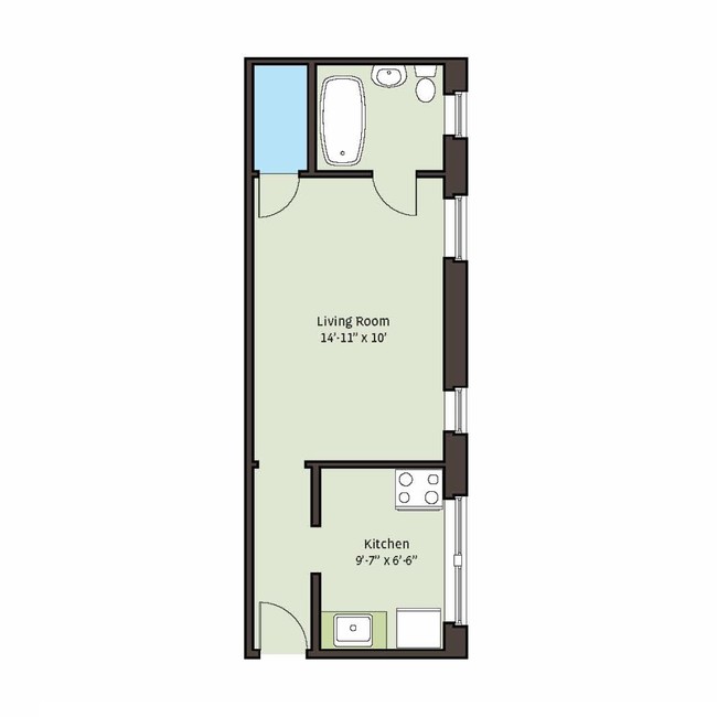 Floorplan - 5049 S. Drexel Boulevard