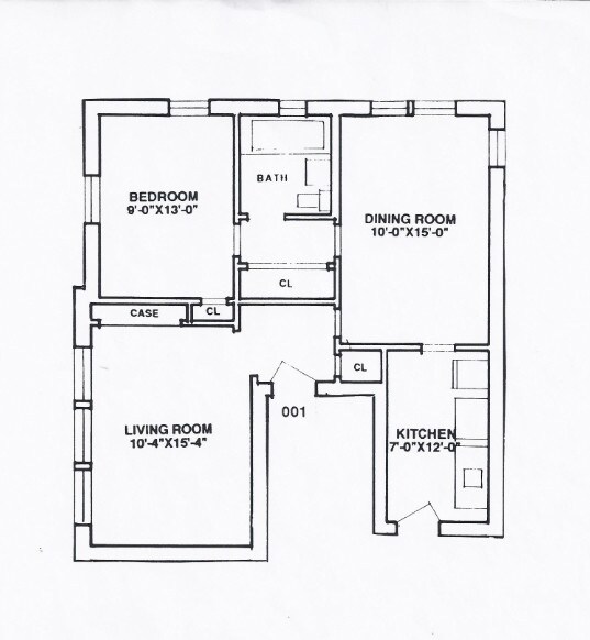 Floorplan - 4625-35 N. Winchester Ave.