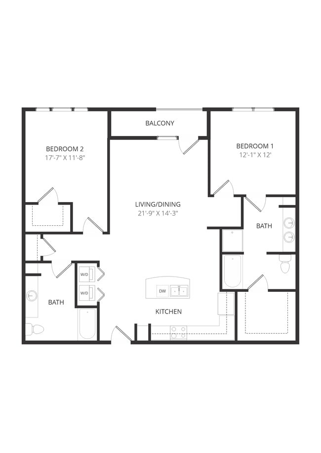Floorplan - Lofts at Watters Creek Apartments