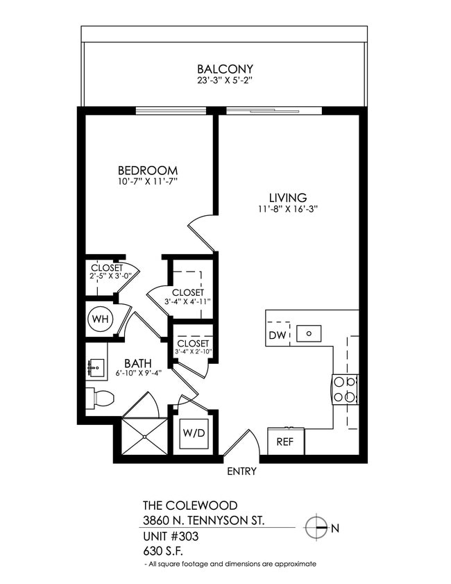 Floorplan - Colewood Apartments