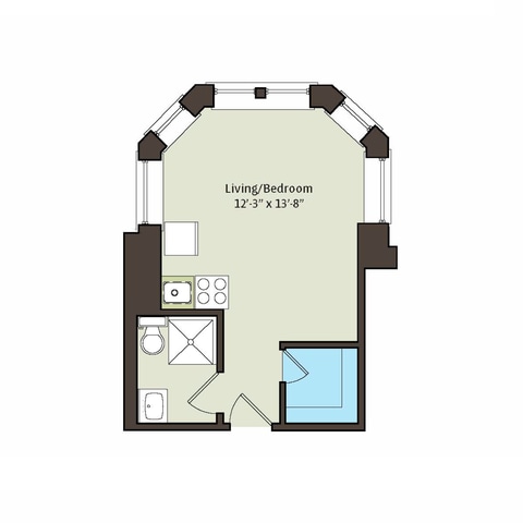 Floorplan - 5120 S. Hyde Park Boulevard