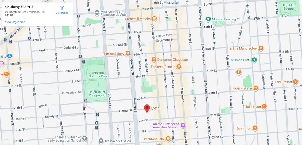 Area map - 49 Liberty St