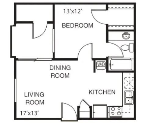 Floorplan - Garden Grove Apartment Homes