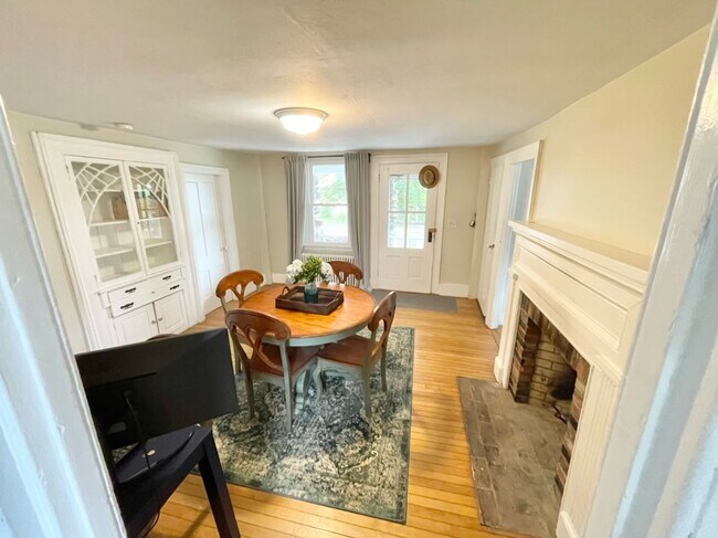 dining area with fireplace - 36 Windmill Hill Rd