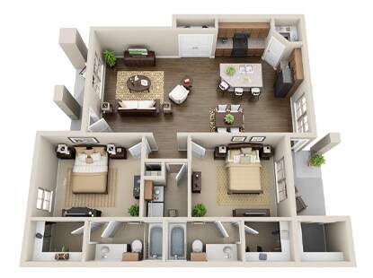 Floorplan - Haverhill Place (Free: Wifi, Cable, & Water)