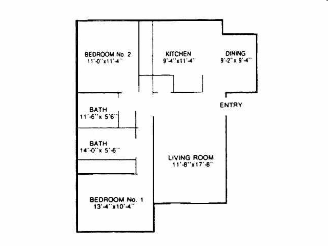 2BR/2BA - Stratford Apartments