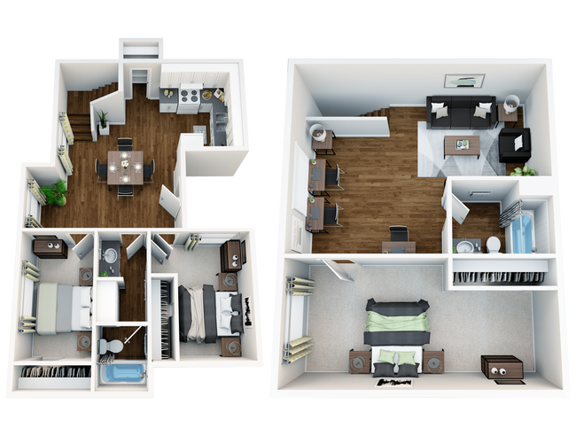 Apex-3bed2Ba-Loft-3D - Apex