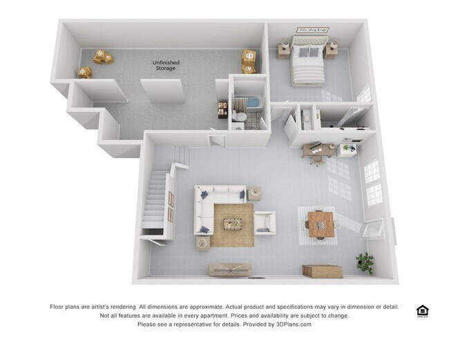 The Denton w/ Basement floor plan SkyMor Geneva - SkyMor Geneva
