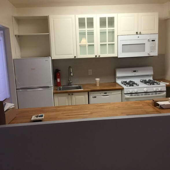 Kitchen from dining area - 444 Bedford St