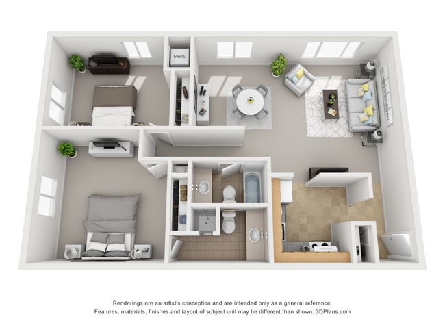 Floorplan - Camelot Apartments