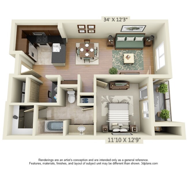 Floorplan - 1818 Platinum Triangle