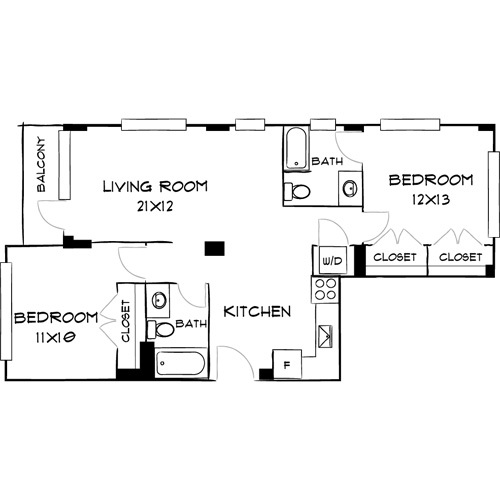 Floorplan - Southgate Towers