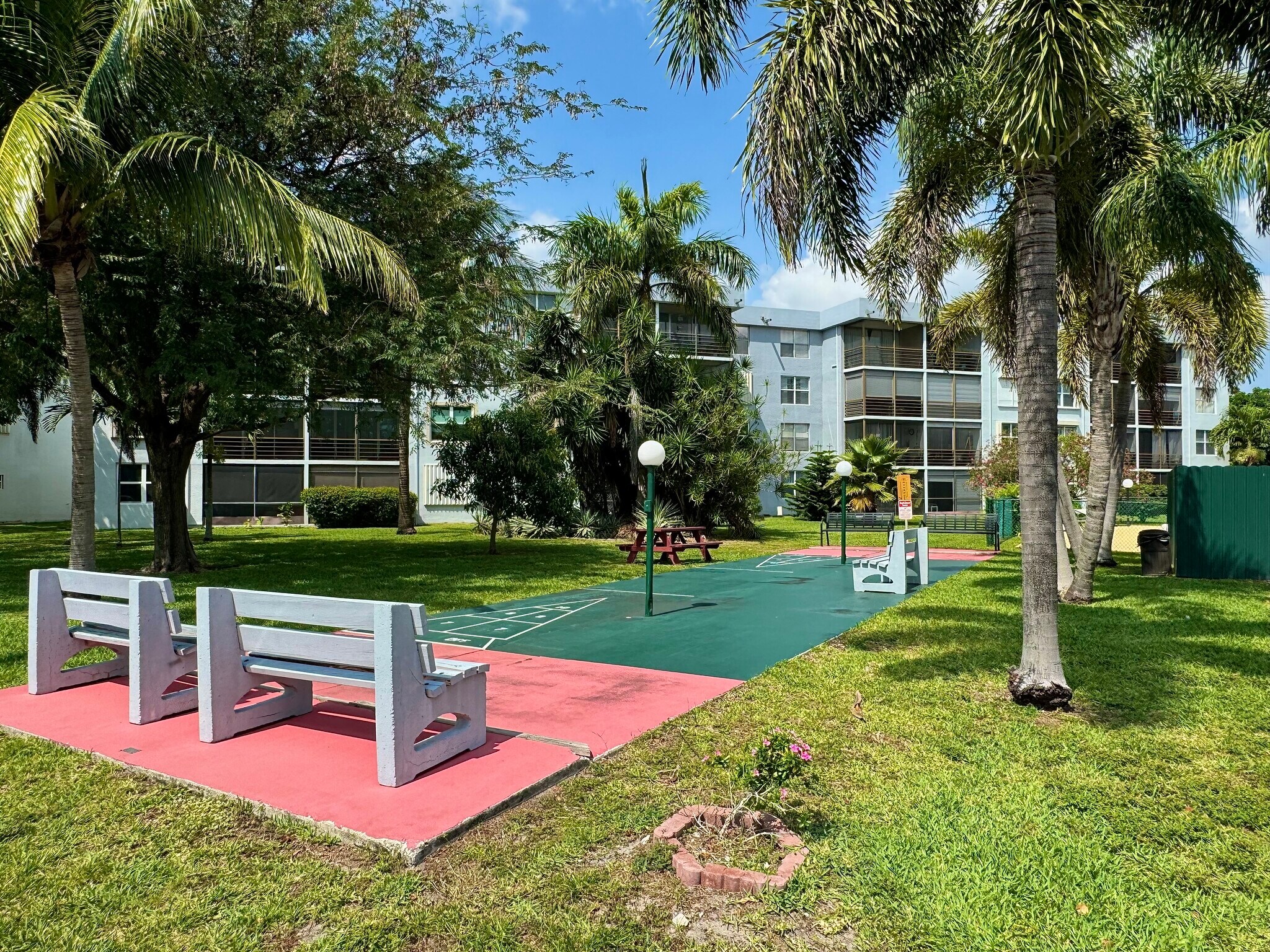 Shuffleboard across from unit - 111 Royal Park Dr