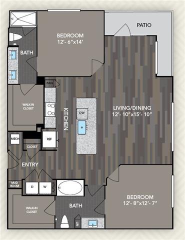 Floorplan - The Alden at Cedar Park