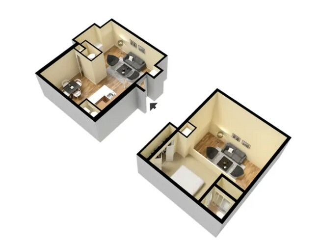 One Bedroom Loft - Briarwood