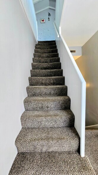 Stairs, View Going Up To Top Floor - 806 Main St