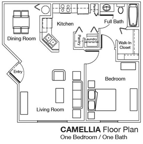 Floorplan - Whispering Pines Apartments