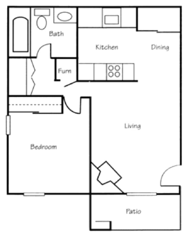 1BR/1BA - Knollwood