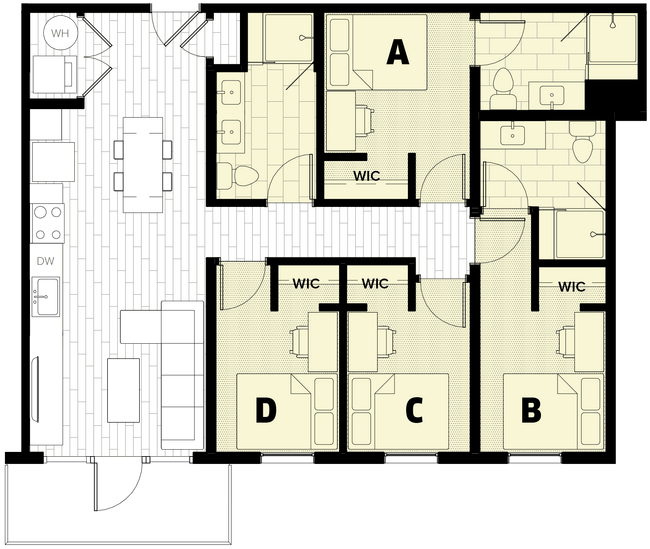 4x3 A - Hub Tuscaloosa