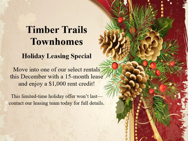 Primary Photo - Winter Special at Timber Trails - $1,000 Rent Credit - ask me how