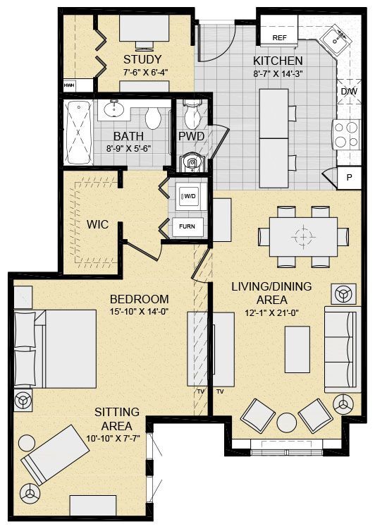 Floorplan - Parkside at the Harbors