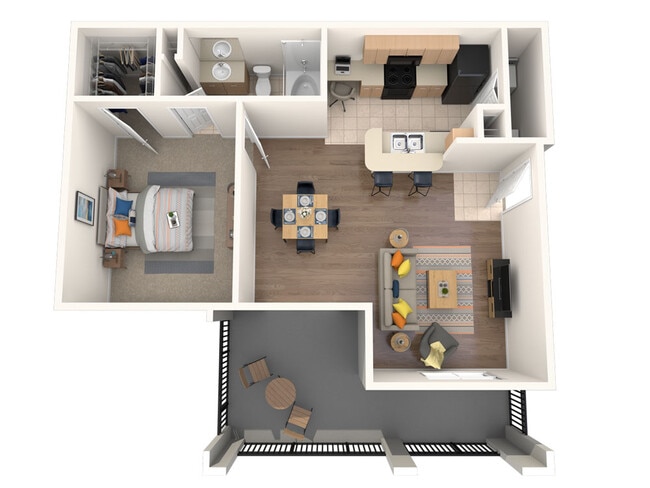 Floorplan - The Lodge at River Park