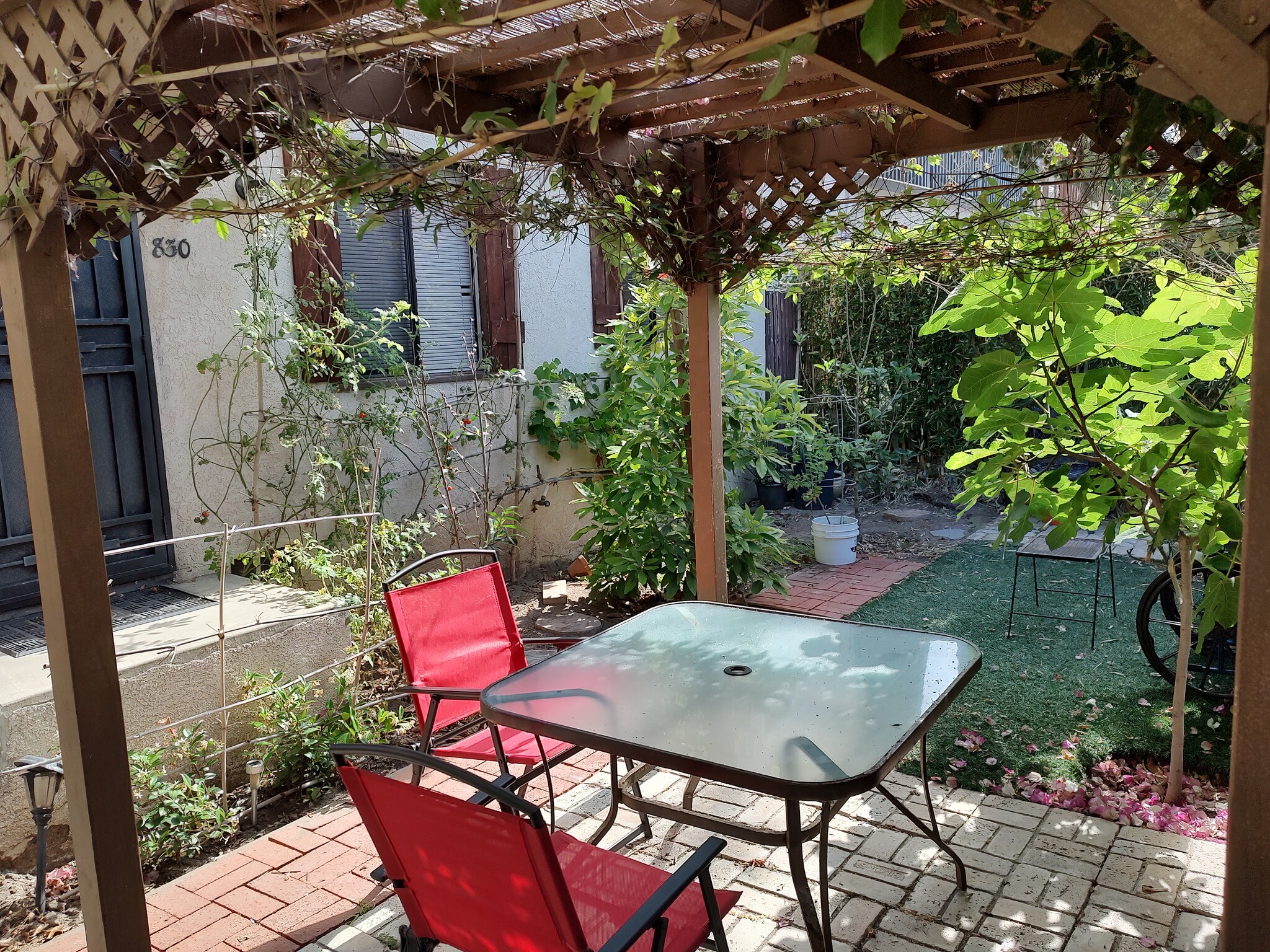 Beautiful garden area front yard. Gated private secluded - 830 Island Ct