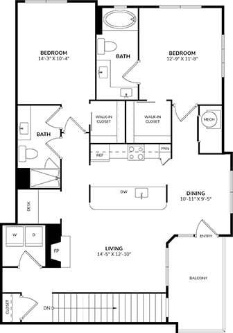 Floorplan - Windsor Flatirons