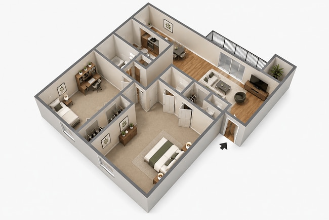 Floorplan - Pickwick Farms Apartments