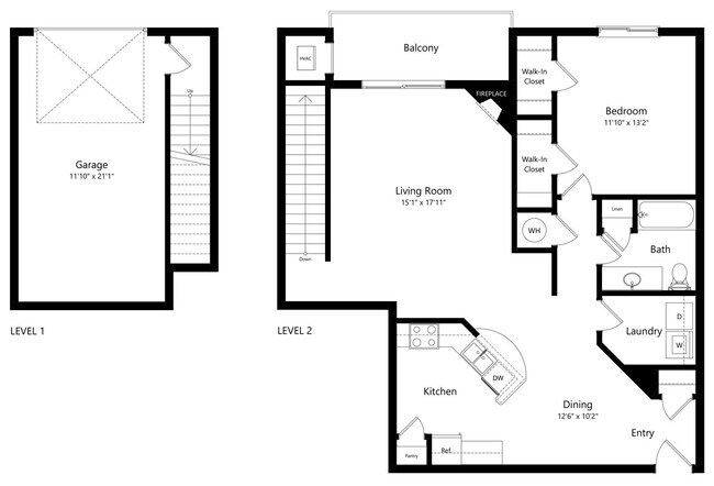 Floorplan - Pinebrook Apartments