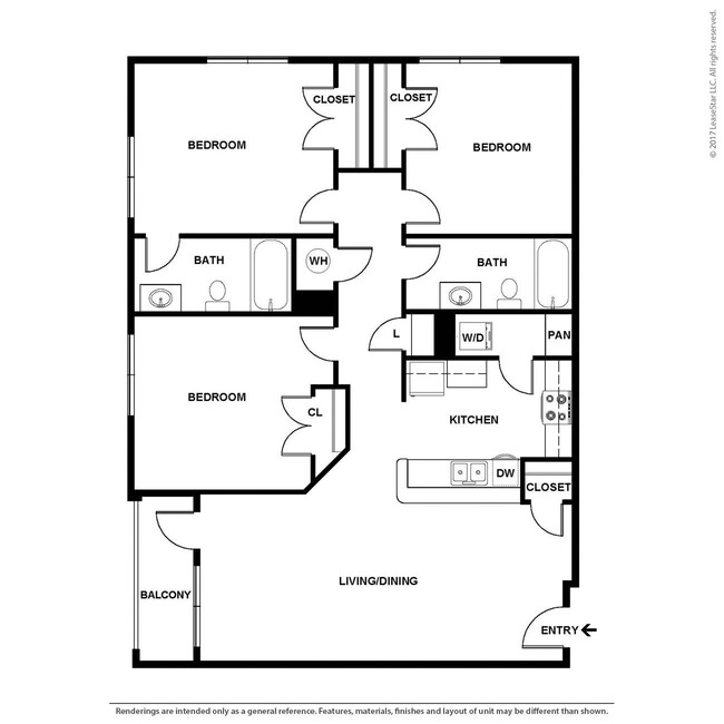 Floorplan - GE Tower by Cortland