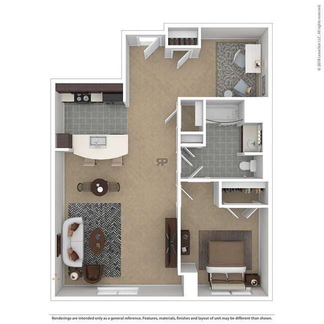 Floorplan - Curtain Lofts  1371