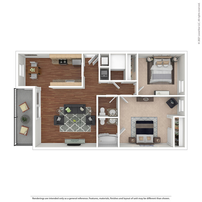 Floorplan - Pleasanton Glen Apartments