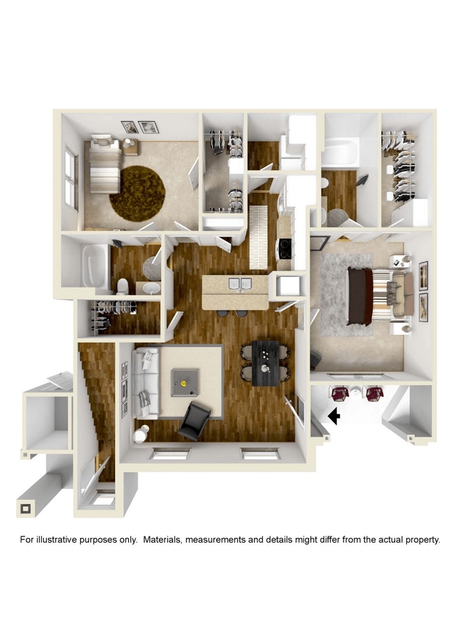 Floorplan - Audubon Park Apartment Homes