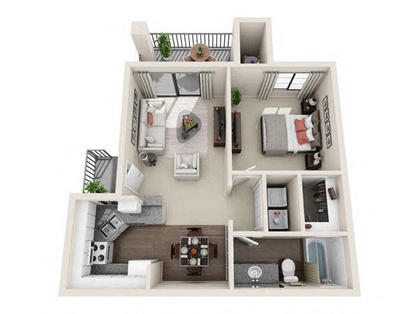 Floorplan - CentrePoint Apartment Homes